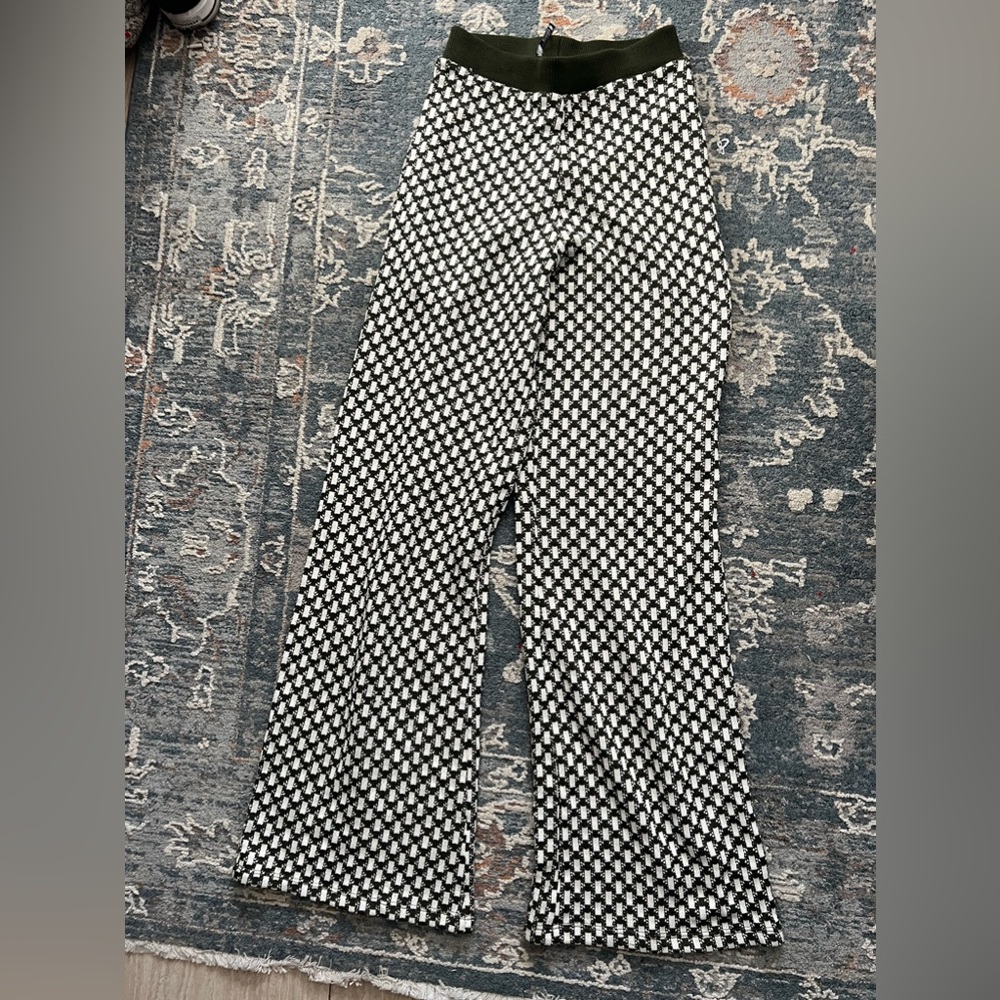 Zara cotton pants flared